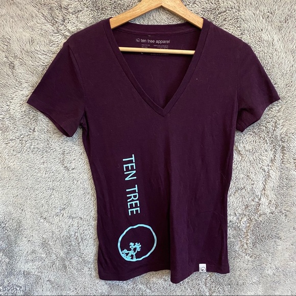 Ten Tree V Neck T Shirt